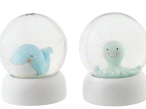 Decoratiefiguur Baardella Polyresin Blauw - Set van 2