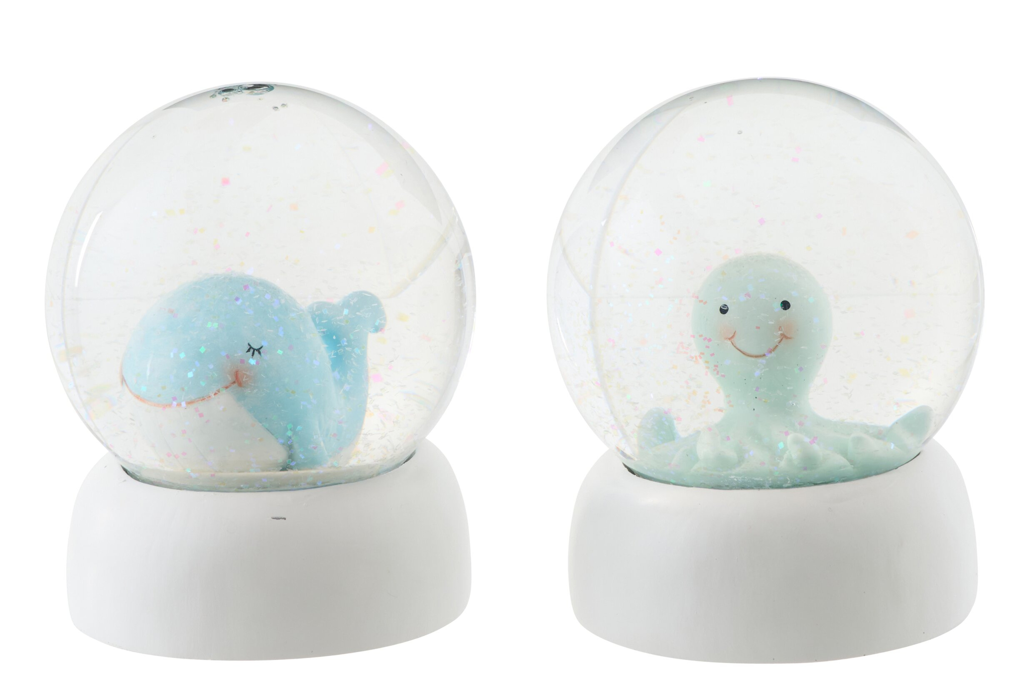 Decoratiefiguur Baardella Polyresin Blauw - Set van 2
