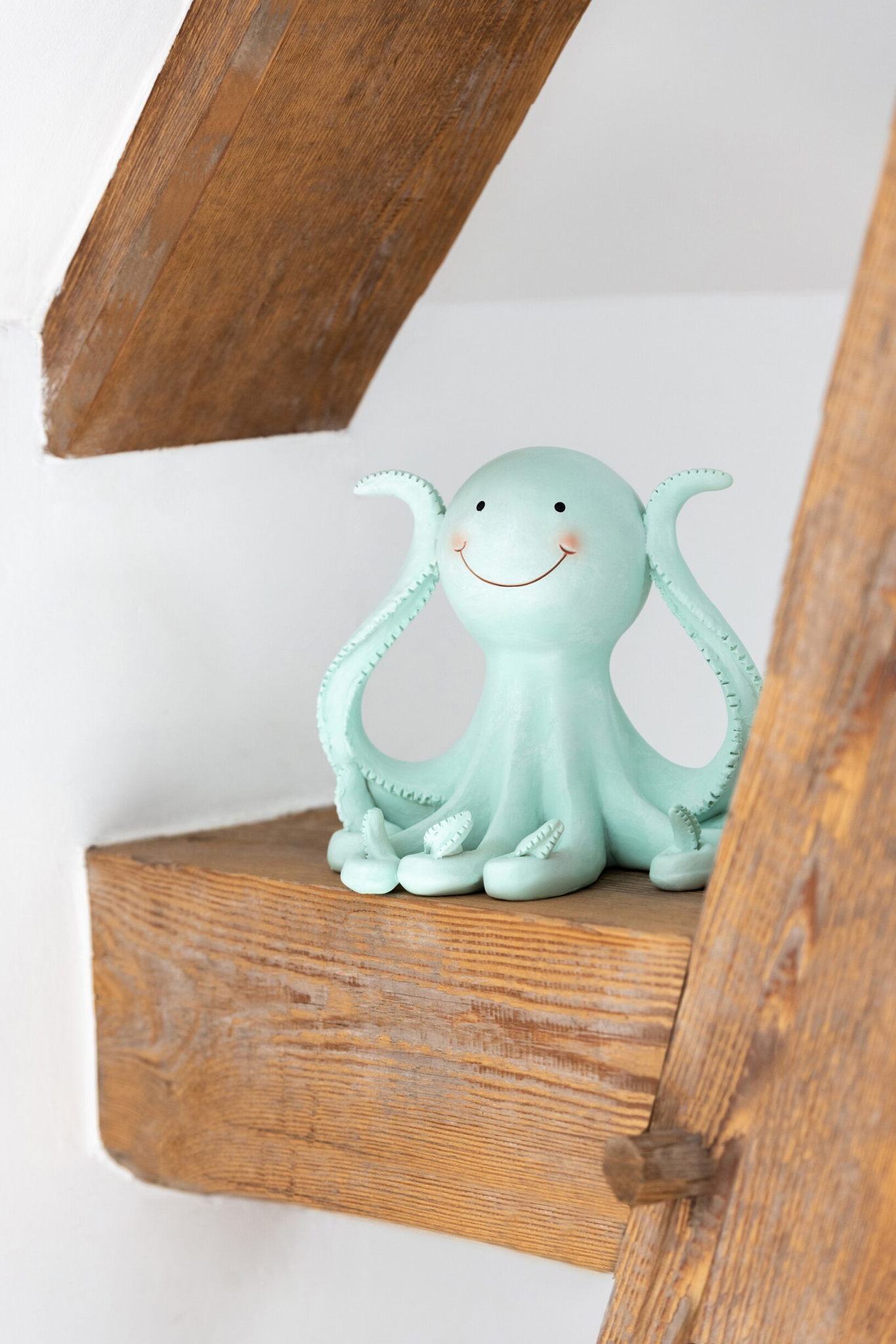 Beeld Niendir Polyresin Groen H16 cm - Set van 3 - Afbeelding 2