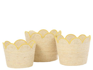 Mand Cevi Maïshuls Naturel - Set van 3