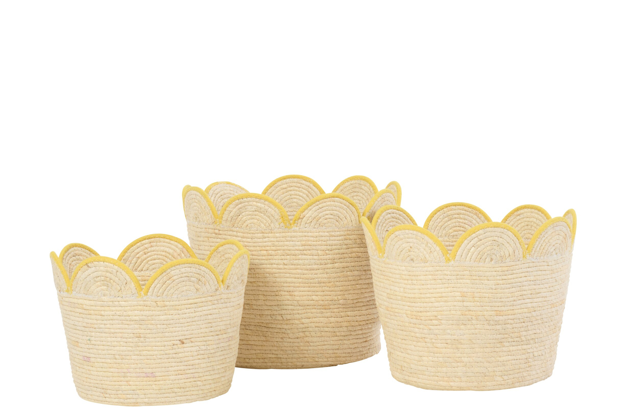 Mand Cevi Maïshuls Naturel - Set van 3