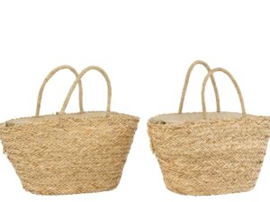 Kunstbloem Tirdura Zeegras Naturel - Set van 2