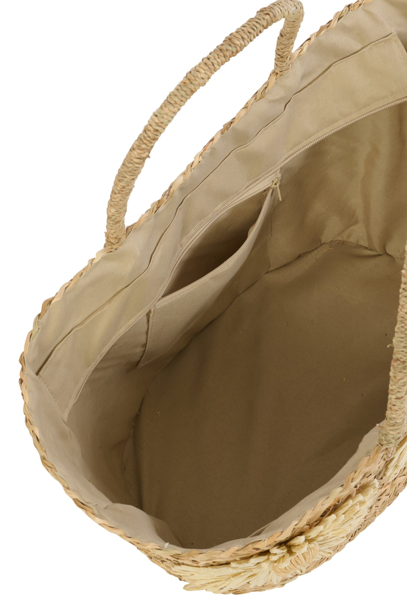 Kunstbloem Tirdura Zeegras Naturel - Set van 2 - Afbeelding 3