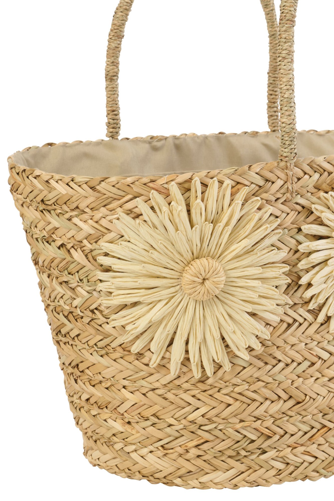 Kunstbloem Tirdura Zeegras Naturel - Set van 2 - Afbeelding 4