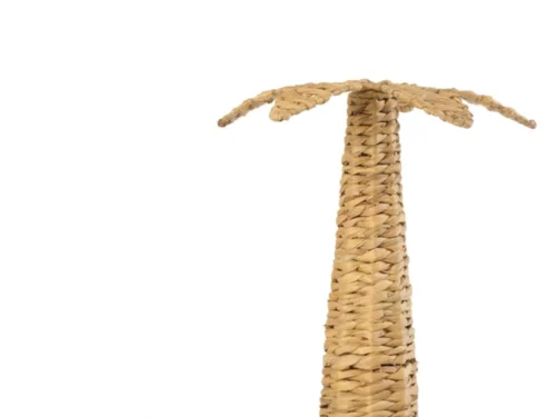Kunstbloem Cenas Metaal Naturel palm van waterhyacint en ijzer, 62 cm hoog in naturel tint