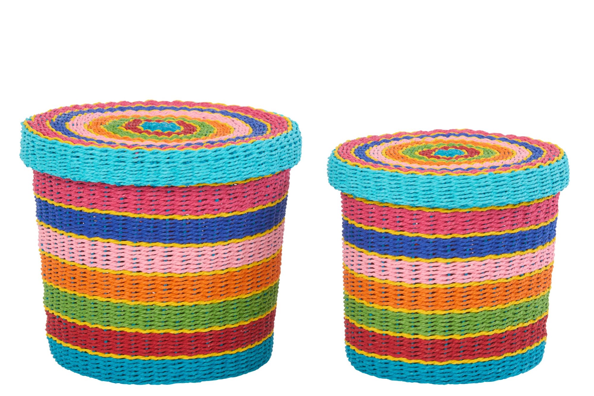 Mand Harora Papier Meerkleurig - Set van 2 - Afbeelding 2