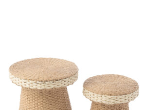 Bijzettafel Tussine Papier 39 cm - Set van 2
