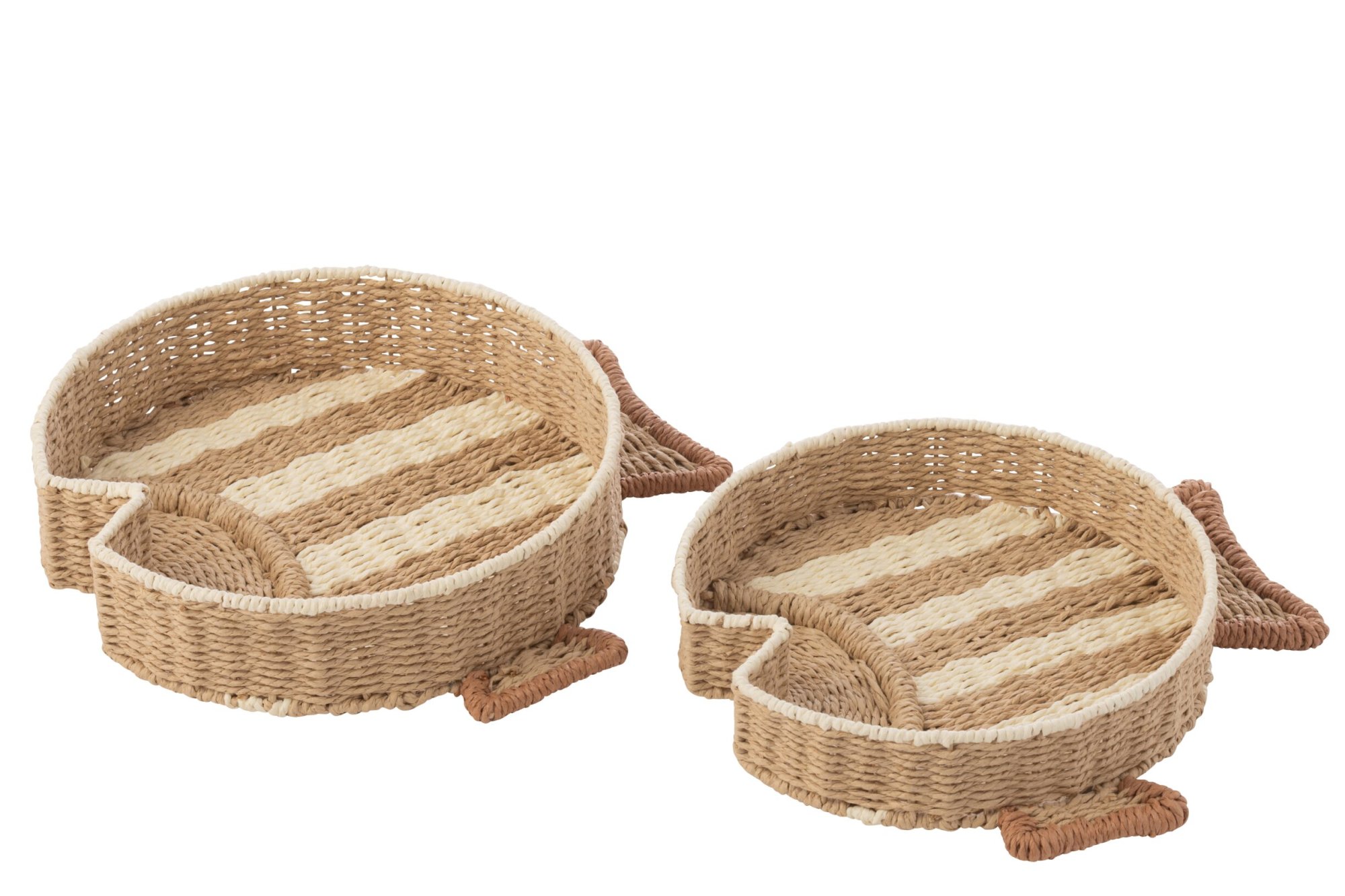 Dienblad Goldas Papier Naturel - Set van 2 - Afbeelding 2