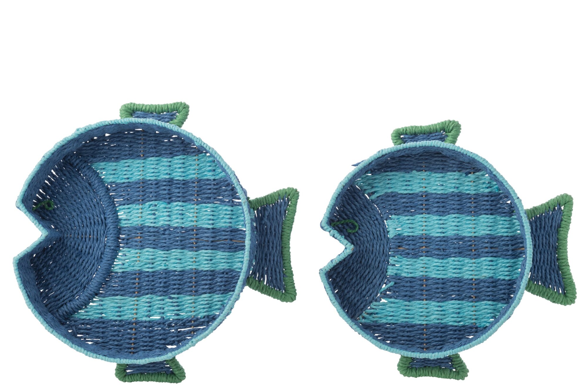 Dienblad Tienino Papier Blauw - Set van 2