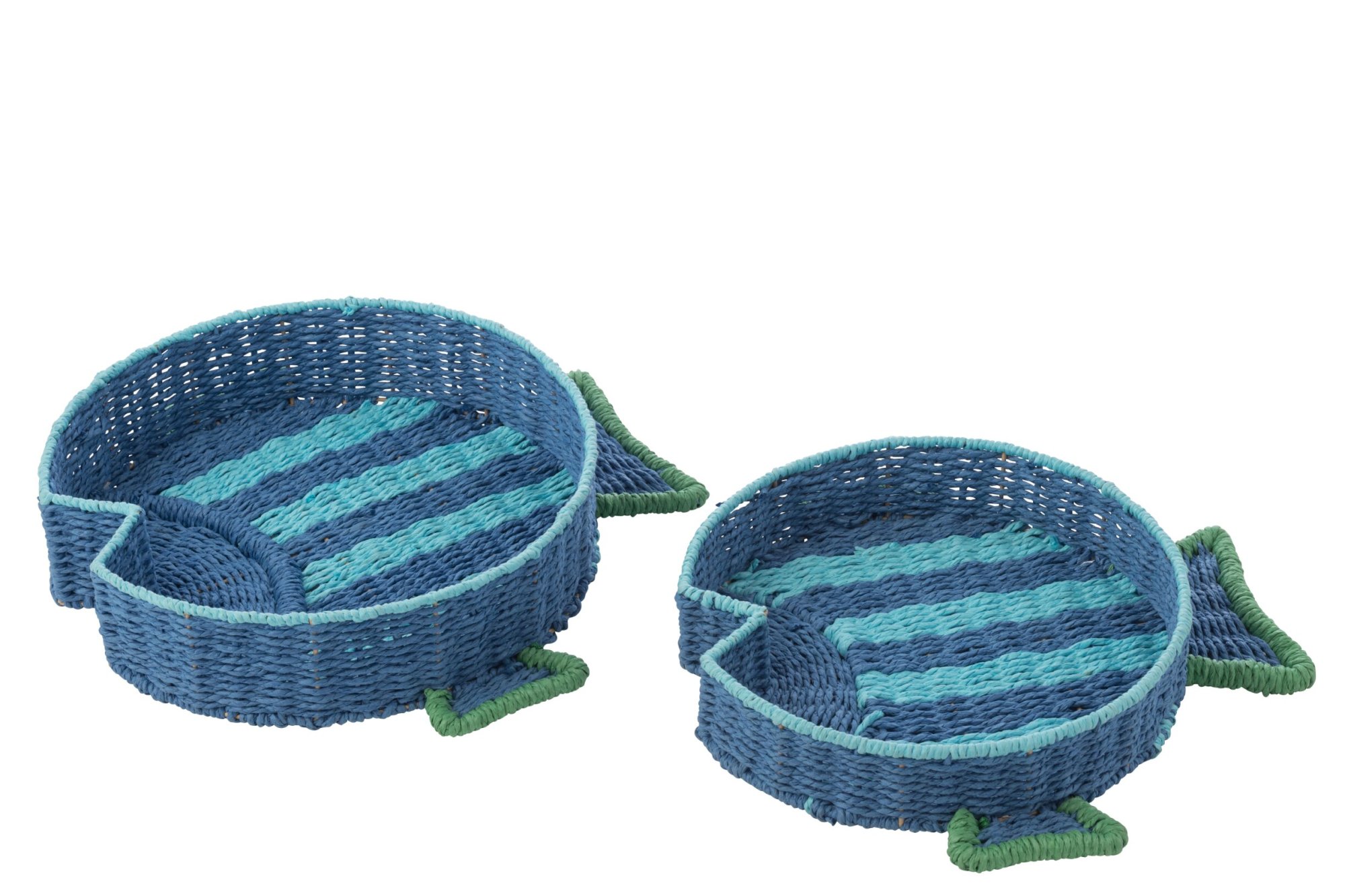 Dienblad Tienino Papier Blauw - Set van 2 - Afbeelding 2