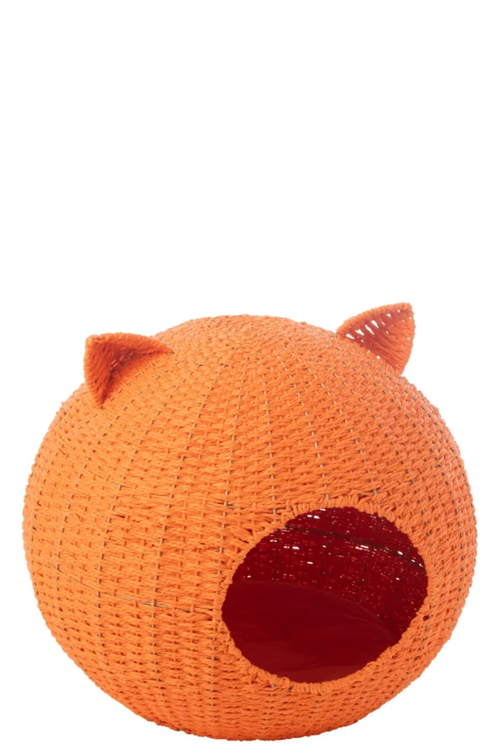 Kattenmand Naadena Papier Oranje - Afbeelding 2
