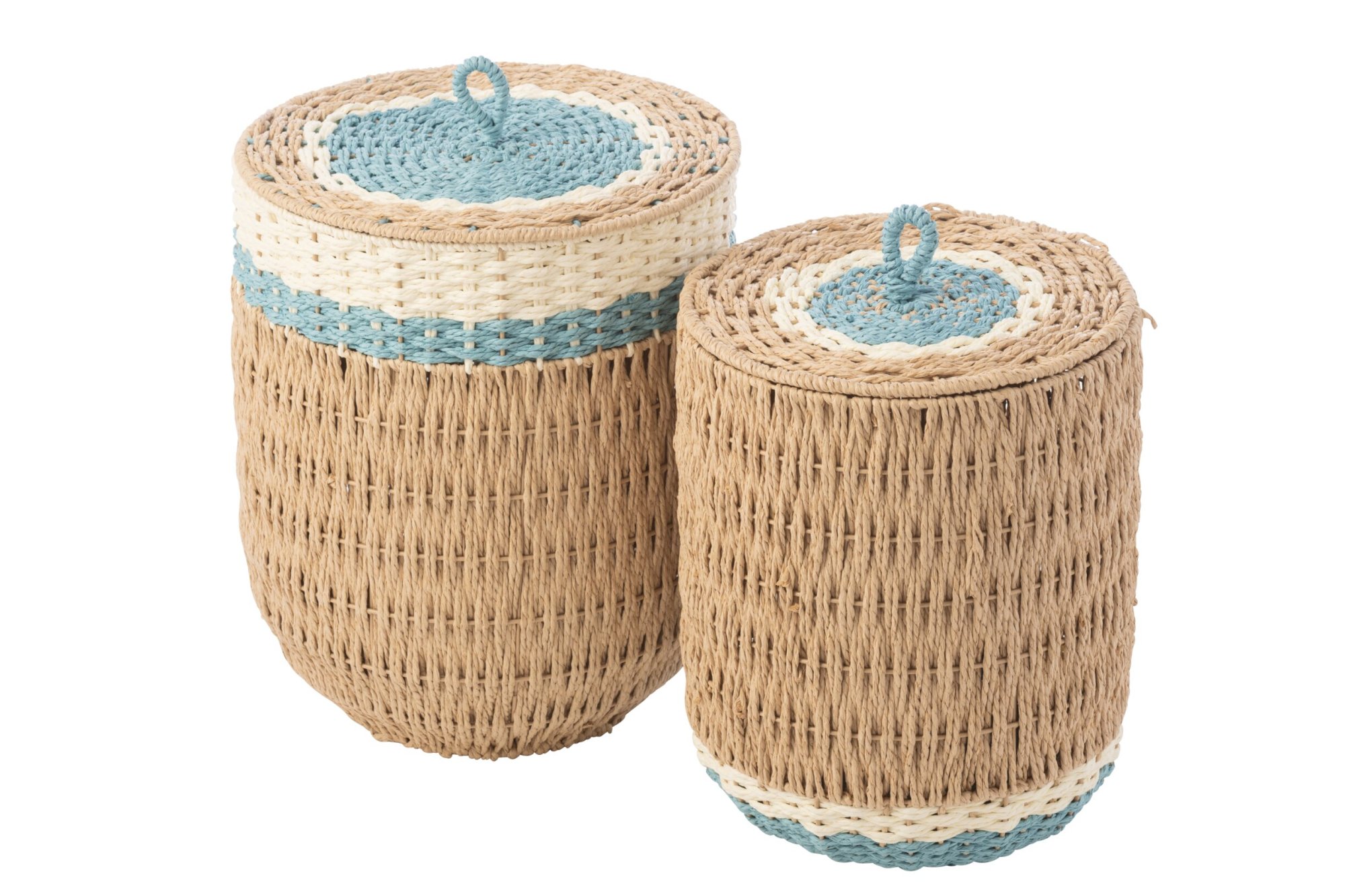 Mand Stauntone Papier Naturel - Set van 2 - Afbeelding 4