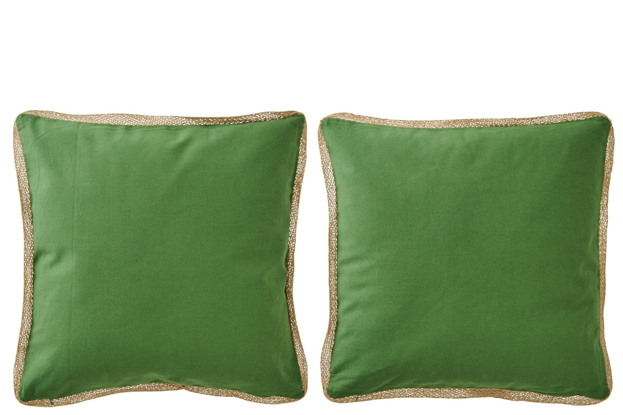 Kussen Gaakora Groen 45x45 cm - Set van 2
