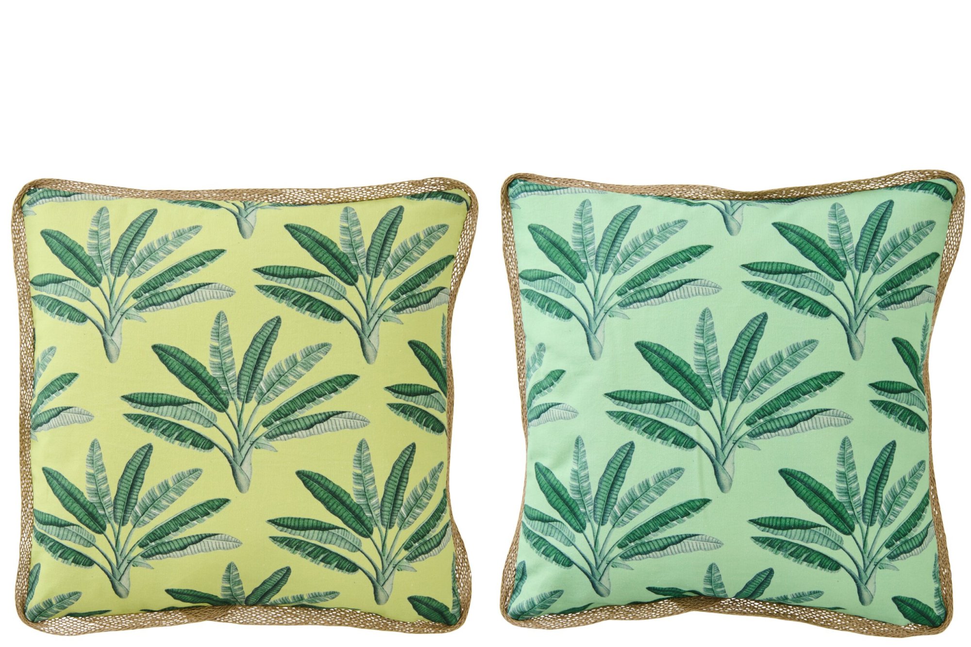 Kussen Gaakora Groen 45x45 cm - Set van 2 - Afbeelding 3