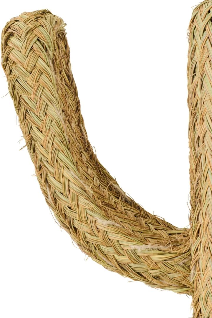 Kunstbloem Paulvos Gras Naturel, gevlochten sisal en gras in naturel tinten voor een warme, organische uitstraling