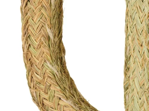 Kunstbloem Prauskone Gras Naturel met gevlochten textuur en slank, natuurlijk silhouet in naturel tinten