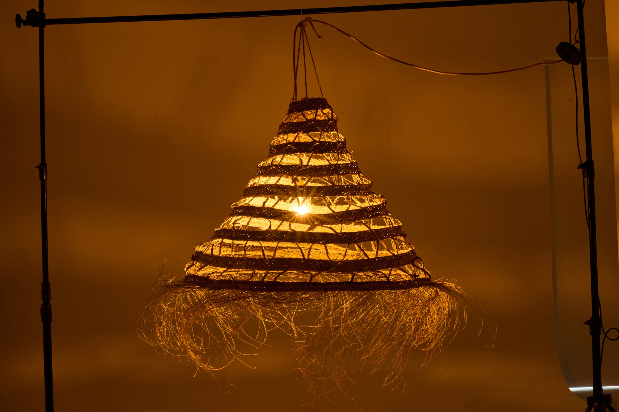 Lampenkap Peintonte Gras Naturel - Afbeelding 2