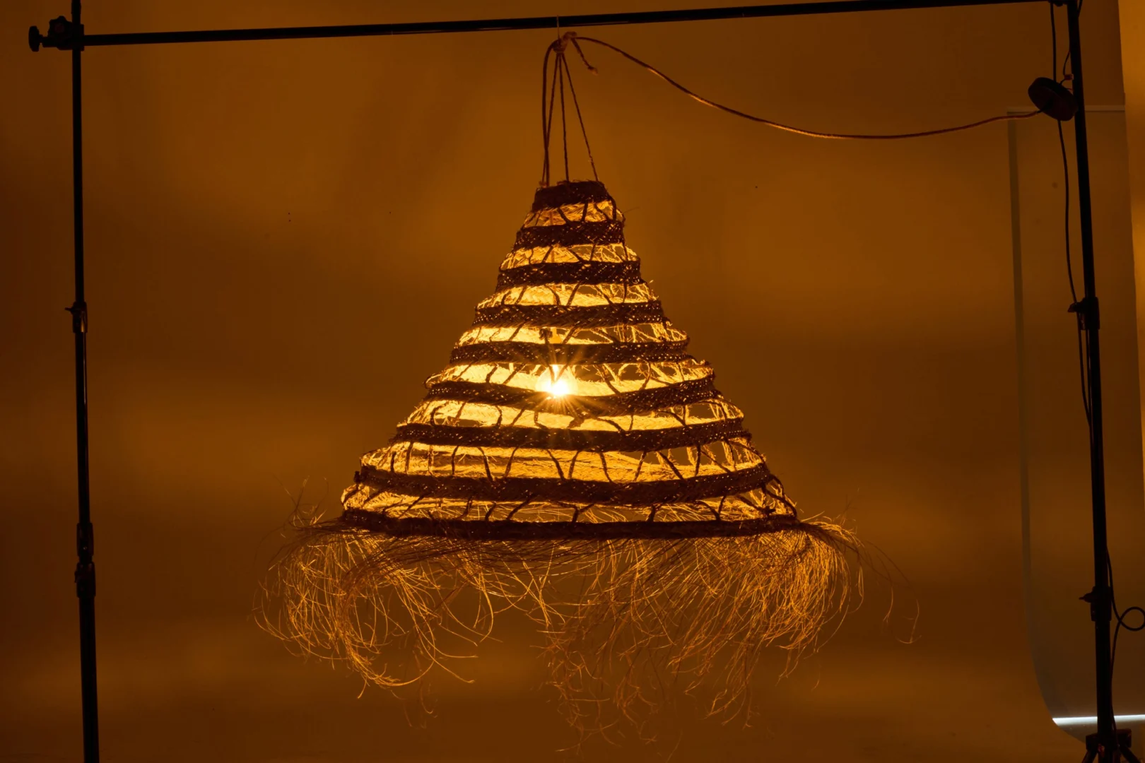 Lampenkap Peintonte Gras Naturel - Afbeelding 2