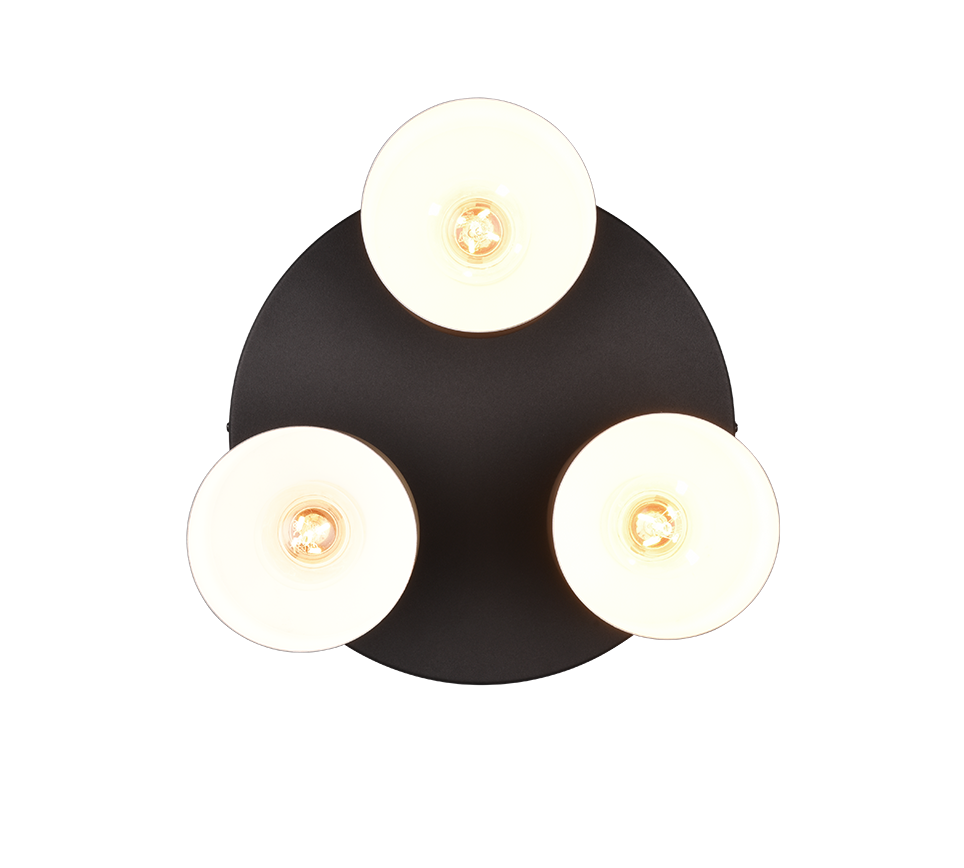 Plafondlamp Peerak Meerkleurig Ø30 cm - Set van 3 - Afbeelding 2
