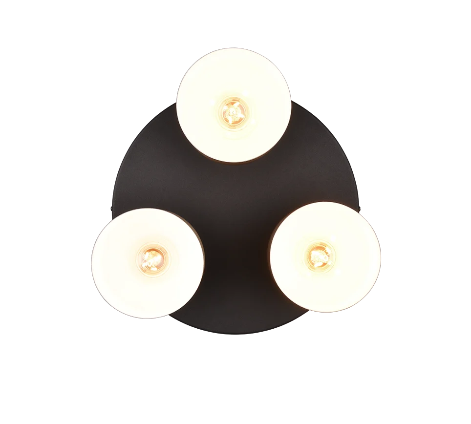 Plafondlamp Peerak Meerkleurig Ø30 cm - Set van 3 - Afbeelding 2