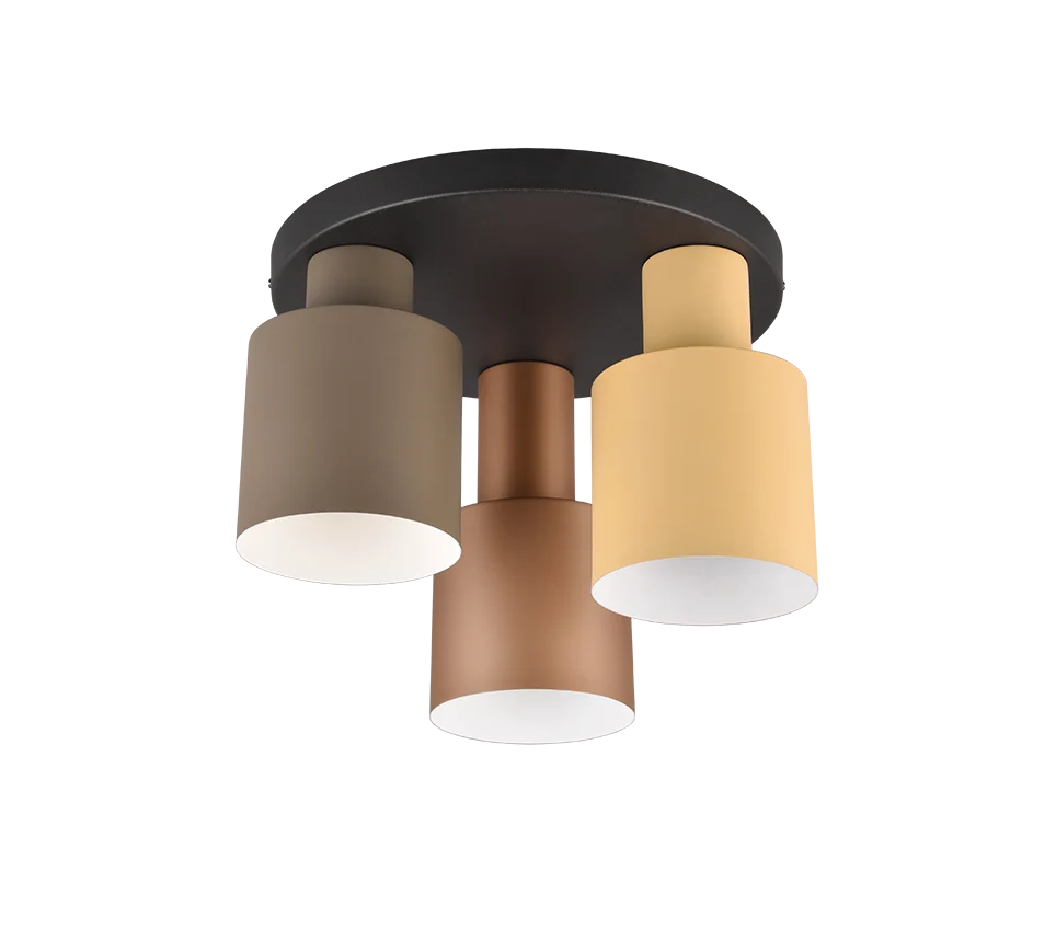 Plafondlamp Peerak Meerkleurig Ø30 cm - Set van 3 - Afbeelding 3