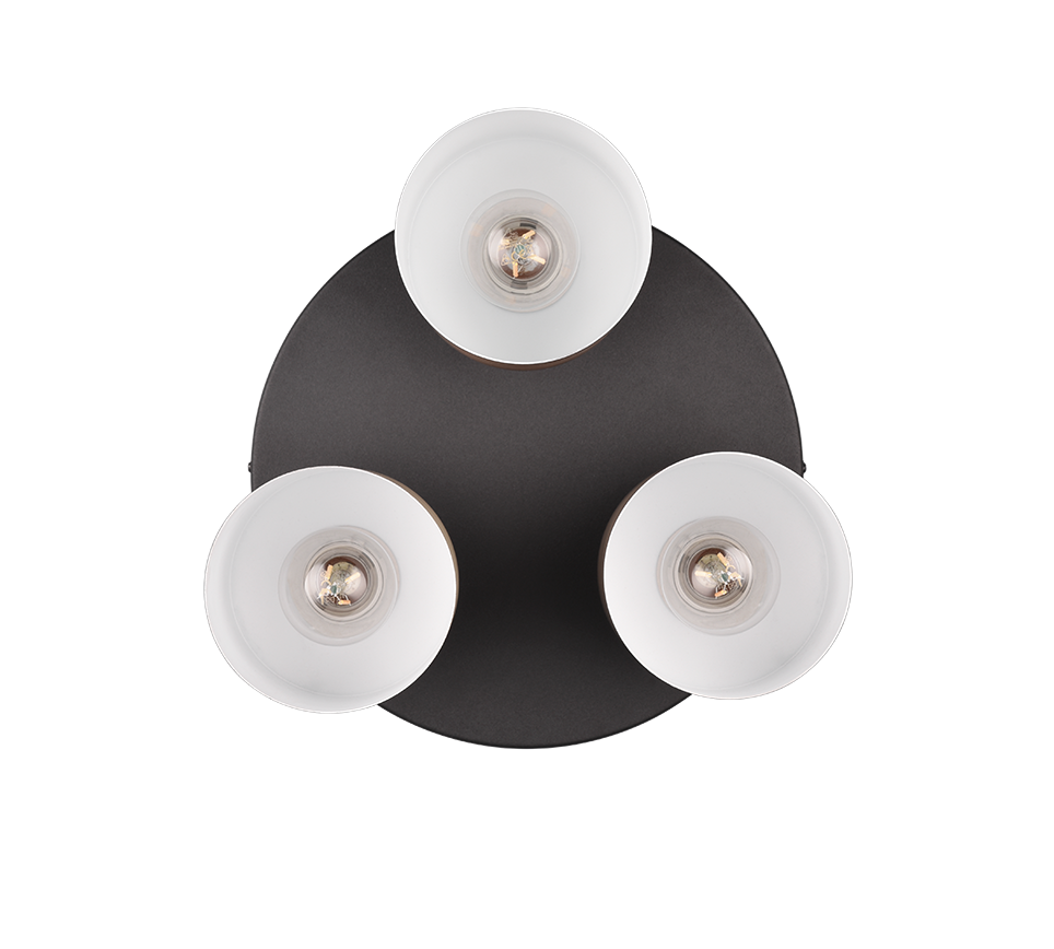 Plafondlamp Peerak Meerkleurig Ø30 cm - Set van 3 - Afbeelding 4