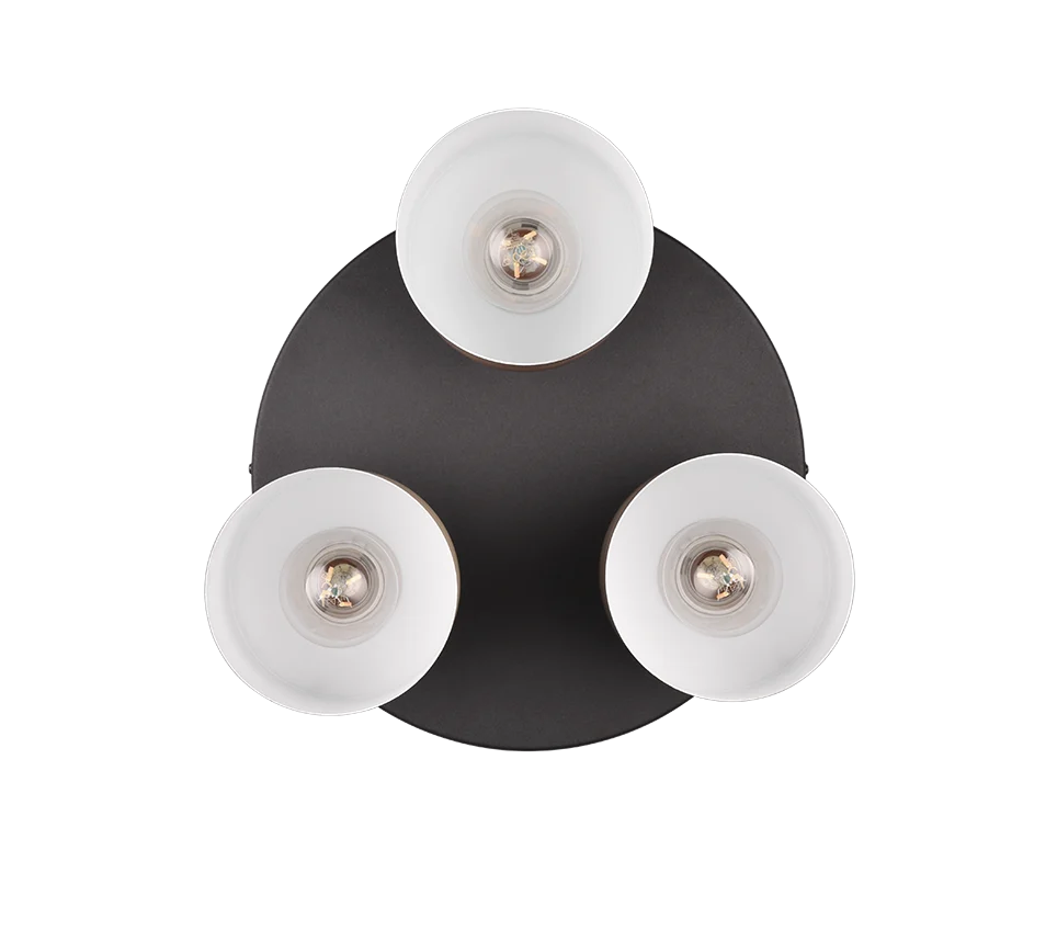 Plafondlamp Peerak Meerkleurig Ø30 cm - Set van 3 - Afbeelding 4