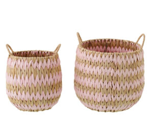 Mand Klolis Papier Naturel - Set van 2