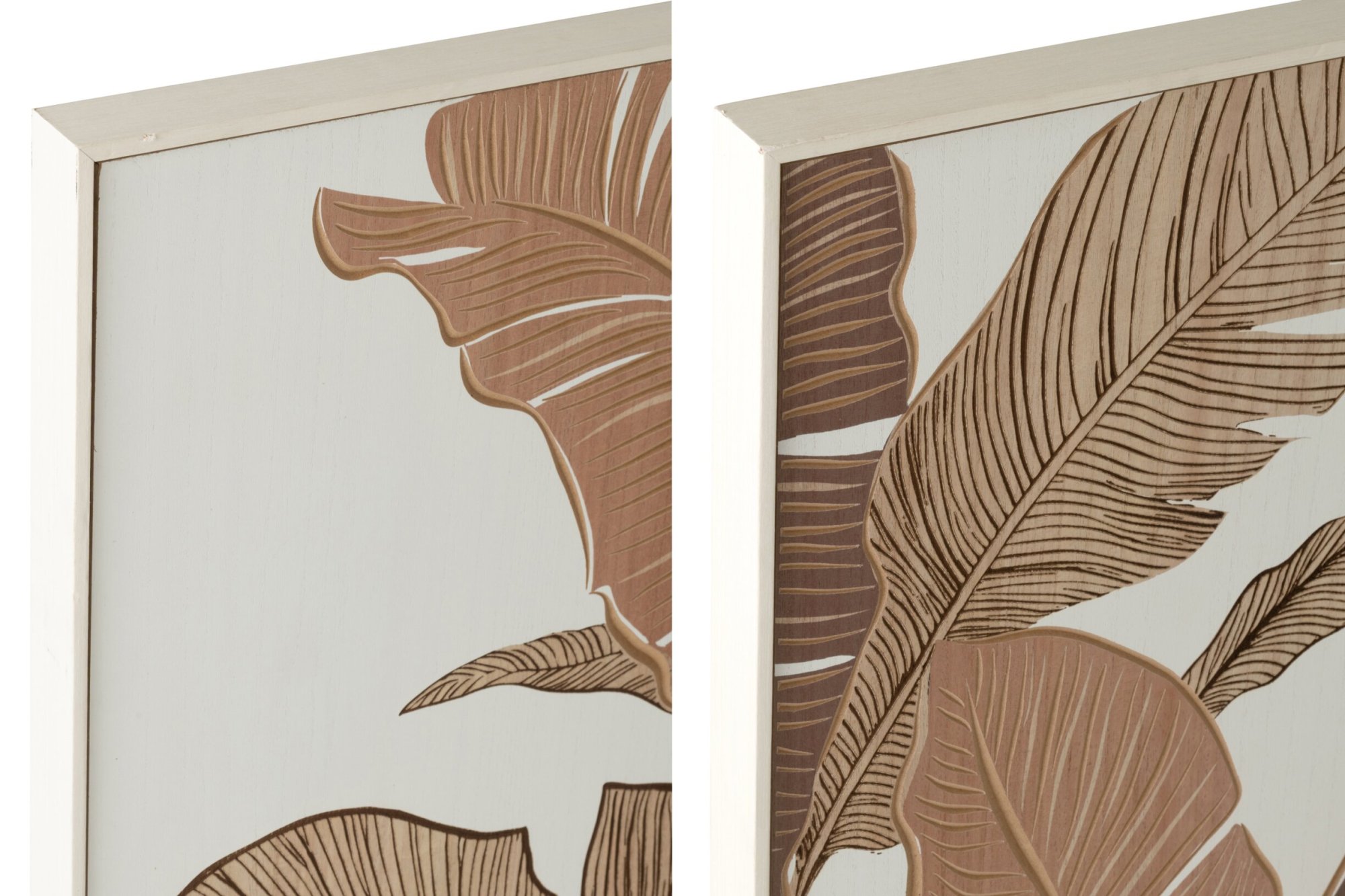 Wanddecoratie Keibe Bruin - Set van 2