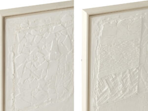 Woonaccessoire Poossas Hout Wit - Set van 2