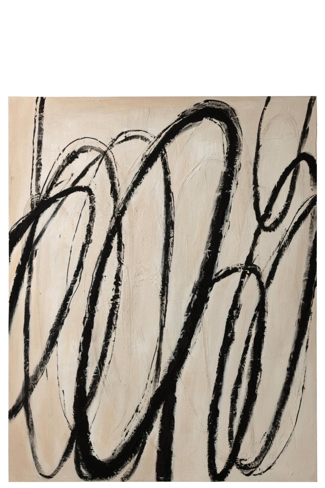 Schilderij Sleidang Beige - Afbeelding 3