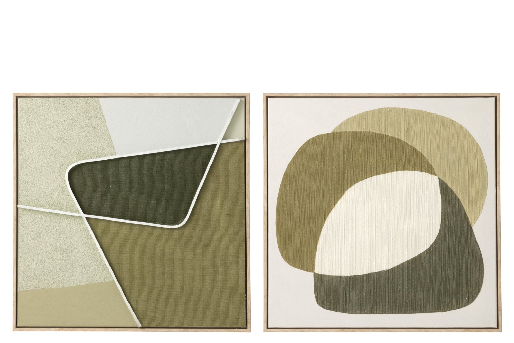 Schilderij Fleskura Meerkleurig - Set van 2 - Afbeelding 2