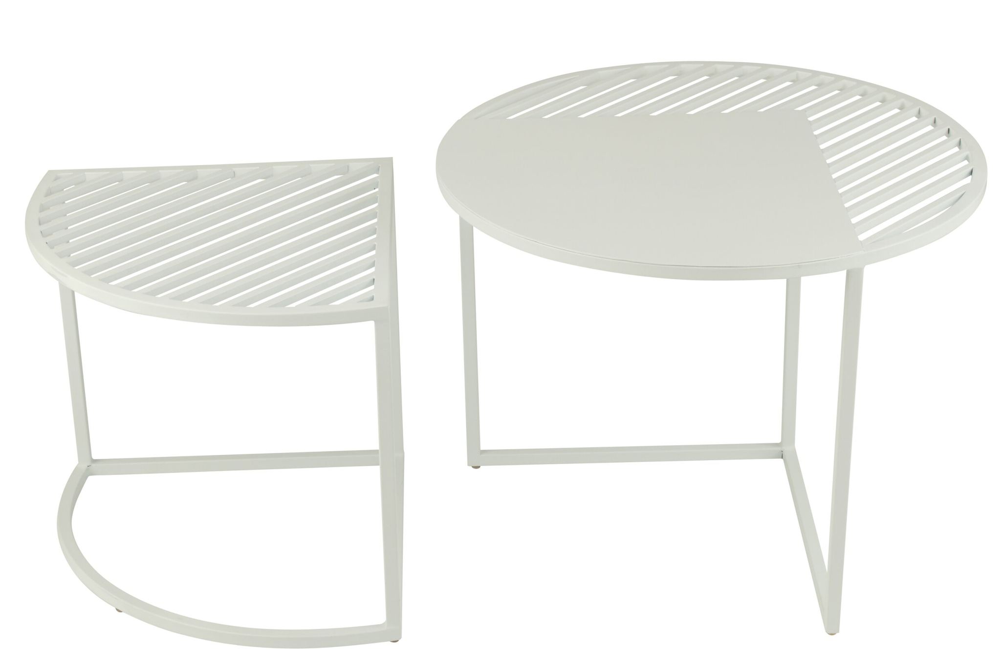 Bijzettafel Jeinsesta Metaal 60 cm - Set van 2