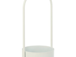 Bloempot Rurira Metaal Wit H42 cm