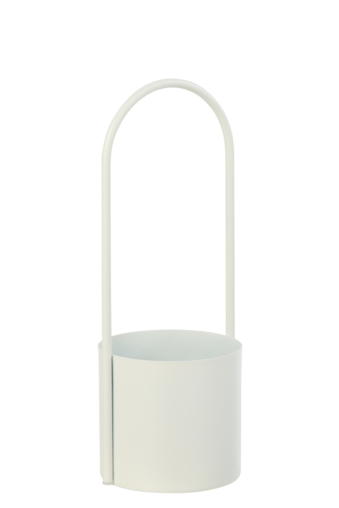 Bloempot Rurira Metaal Wit H42 cm