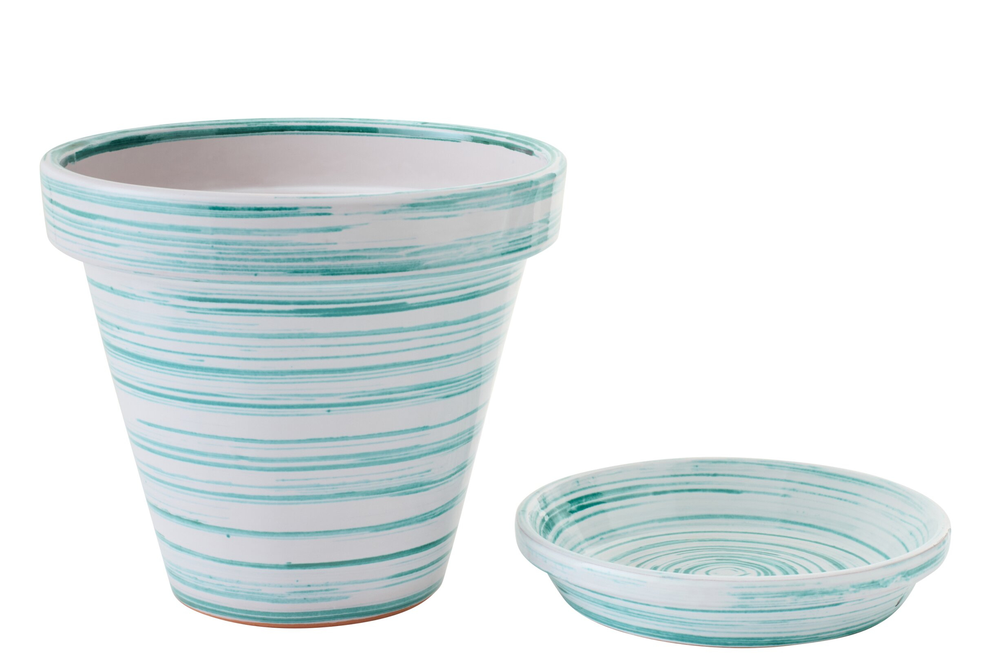 Bloempot Tausky Keramiek Groen H33 cm