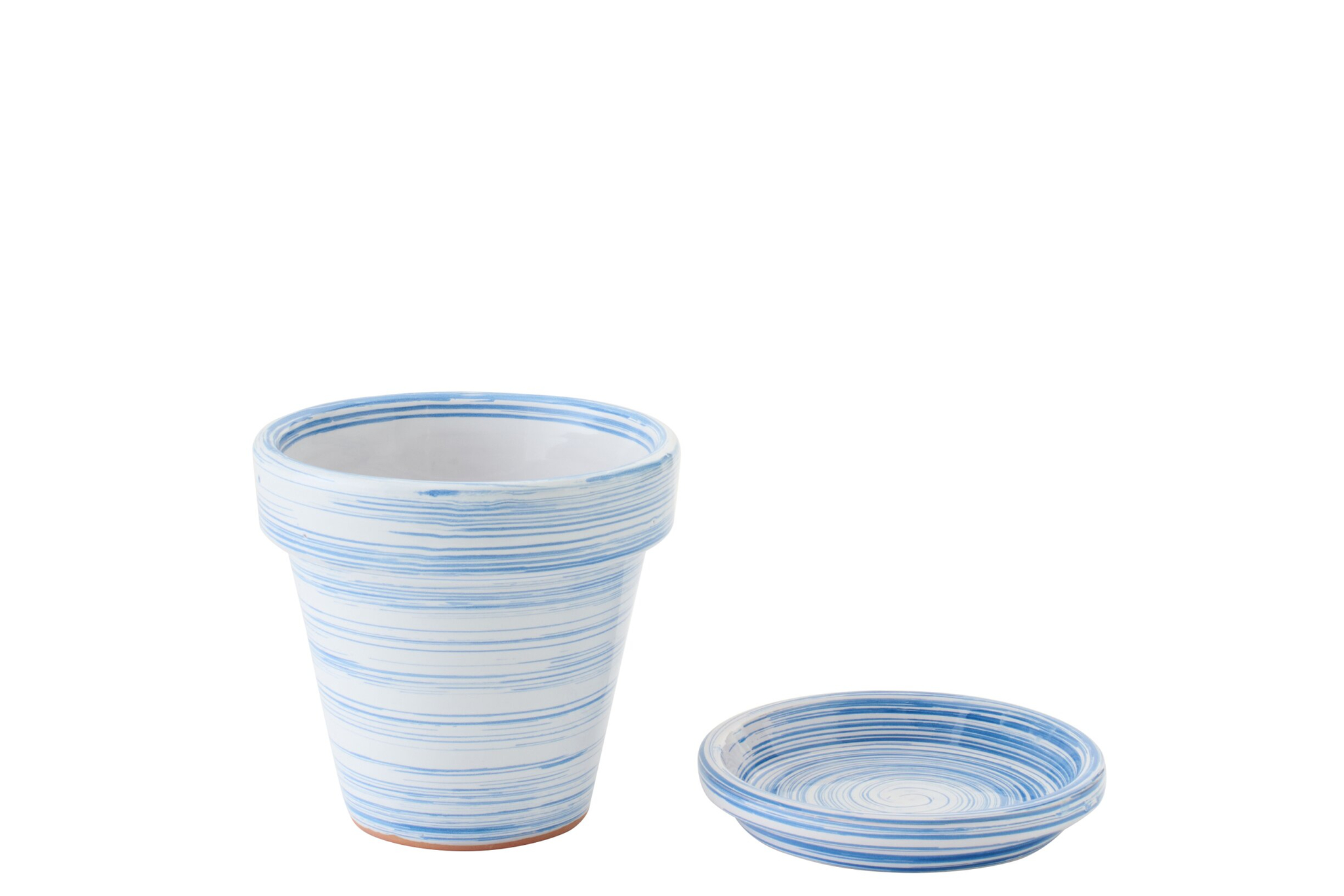 Bloempot Reennor Keramiek Blauw H19 cm