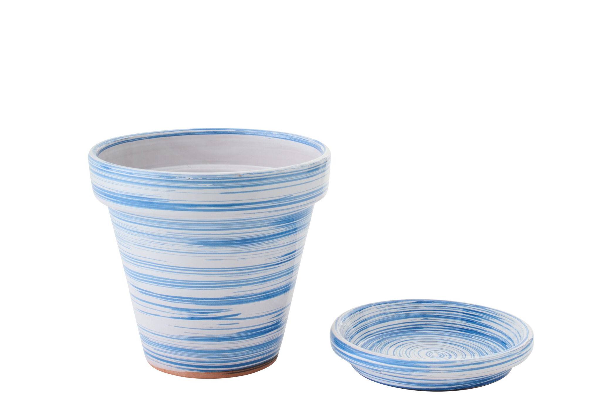 Bloempot Graanso Keramiek Blauw H25 cm
