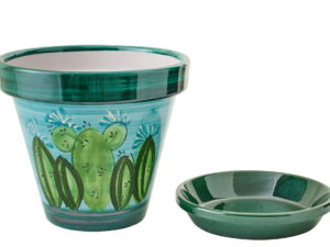 Bloempot Jentond Keramiek Meerkleurig H33 cm