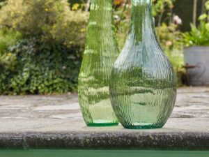 Vloervaas Broorrine Glas Groen H99 cm