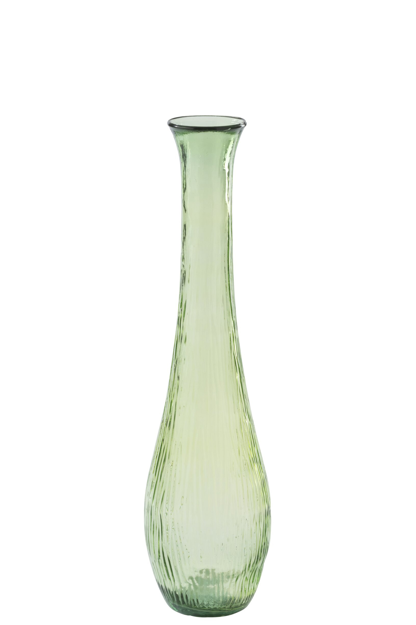 Vloervaas Broorrine Glas Groen H99 cm - Afbeelding 2