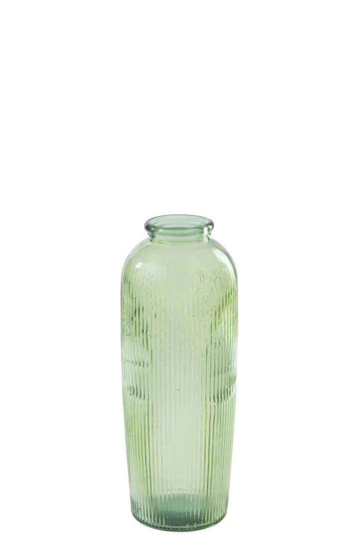 Vloervaas Karen Glas Groen H72 cm - Afbeelding 2