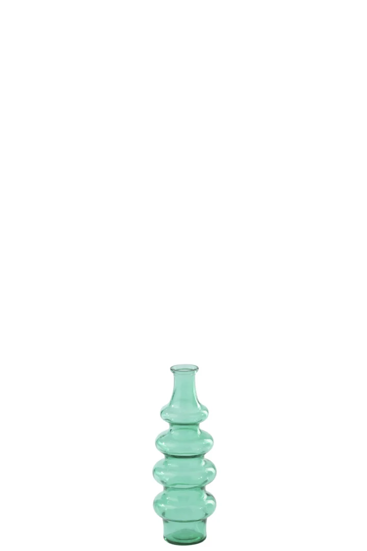 Vaas Caarine Glas Groen H40 cm - Afbeelding 2