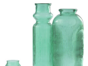 Vloervaas Fleldu Glas Groen H72 cm