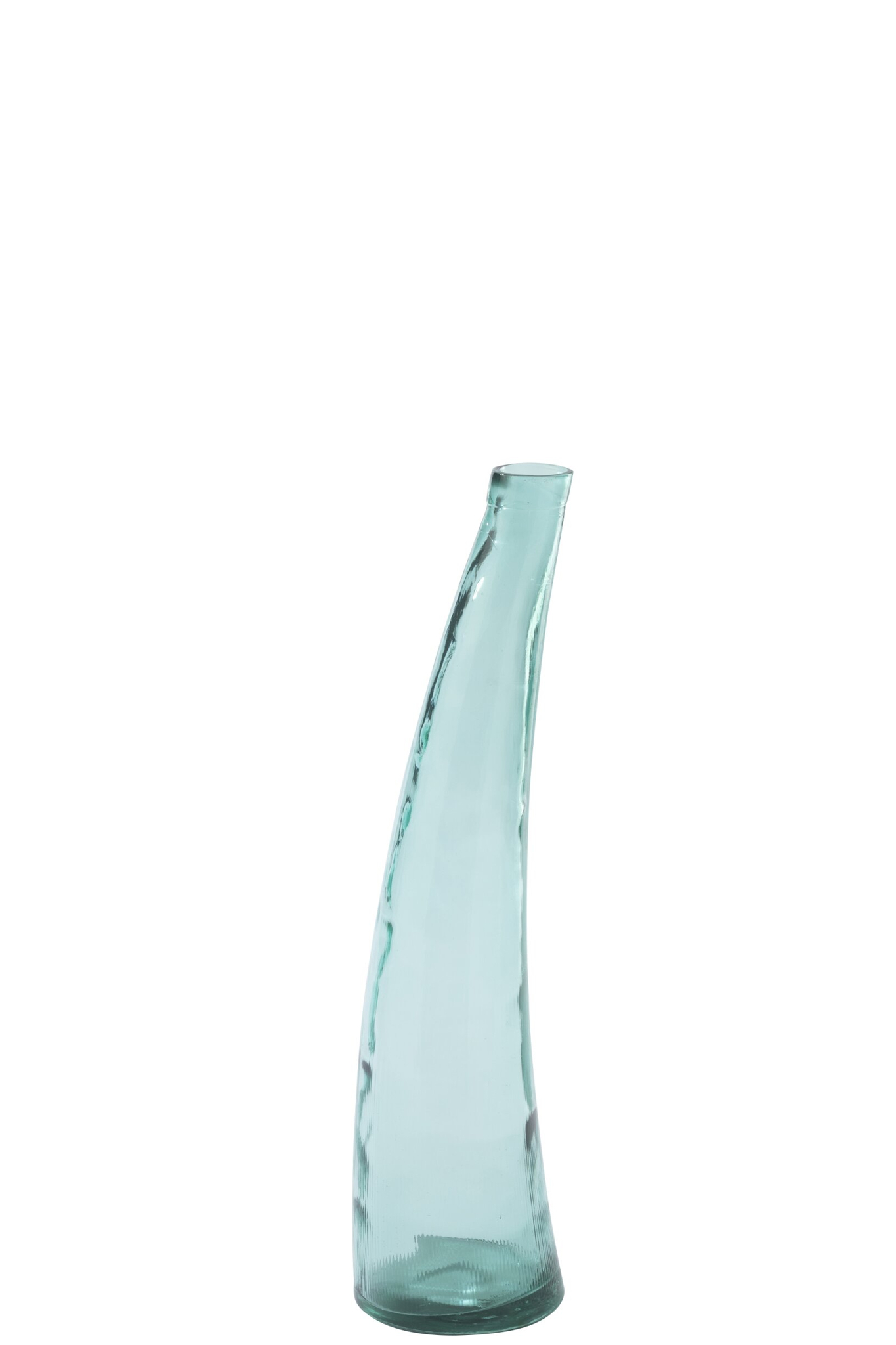 Vloervaas Nabi Glas Blauw H80 cm - Afbeelding 2