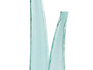 Vloervaas Veinnonte Glas Blauw H120 cm