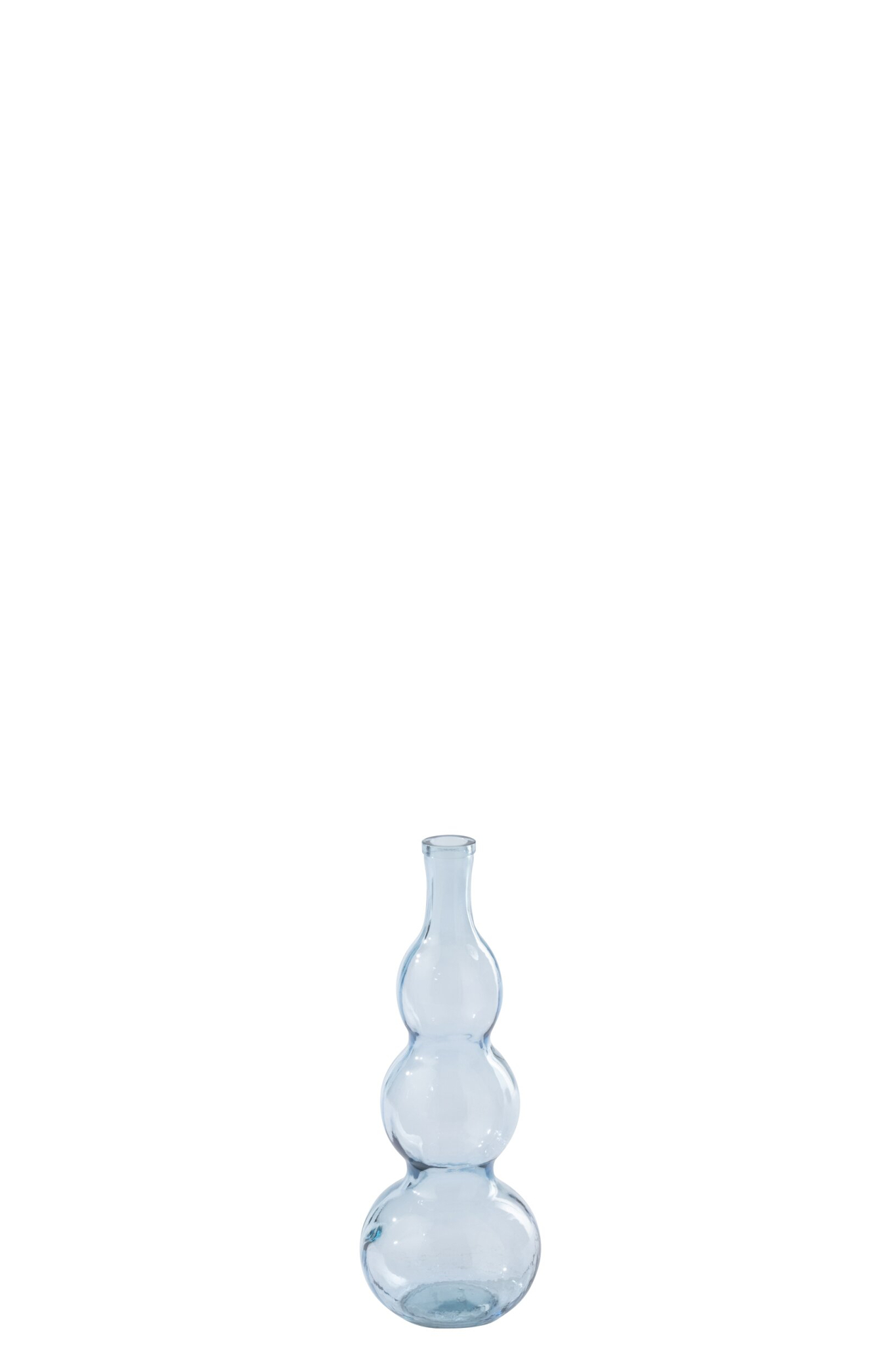 Vaas Dimo Glas Blauw H48 cm - Afbeelding 3