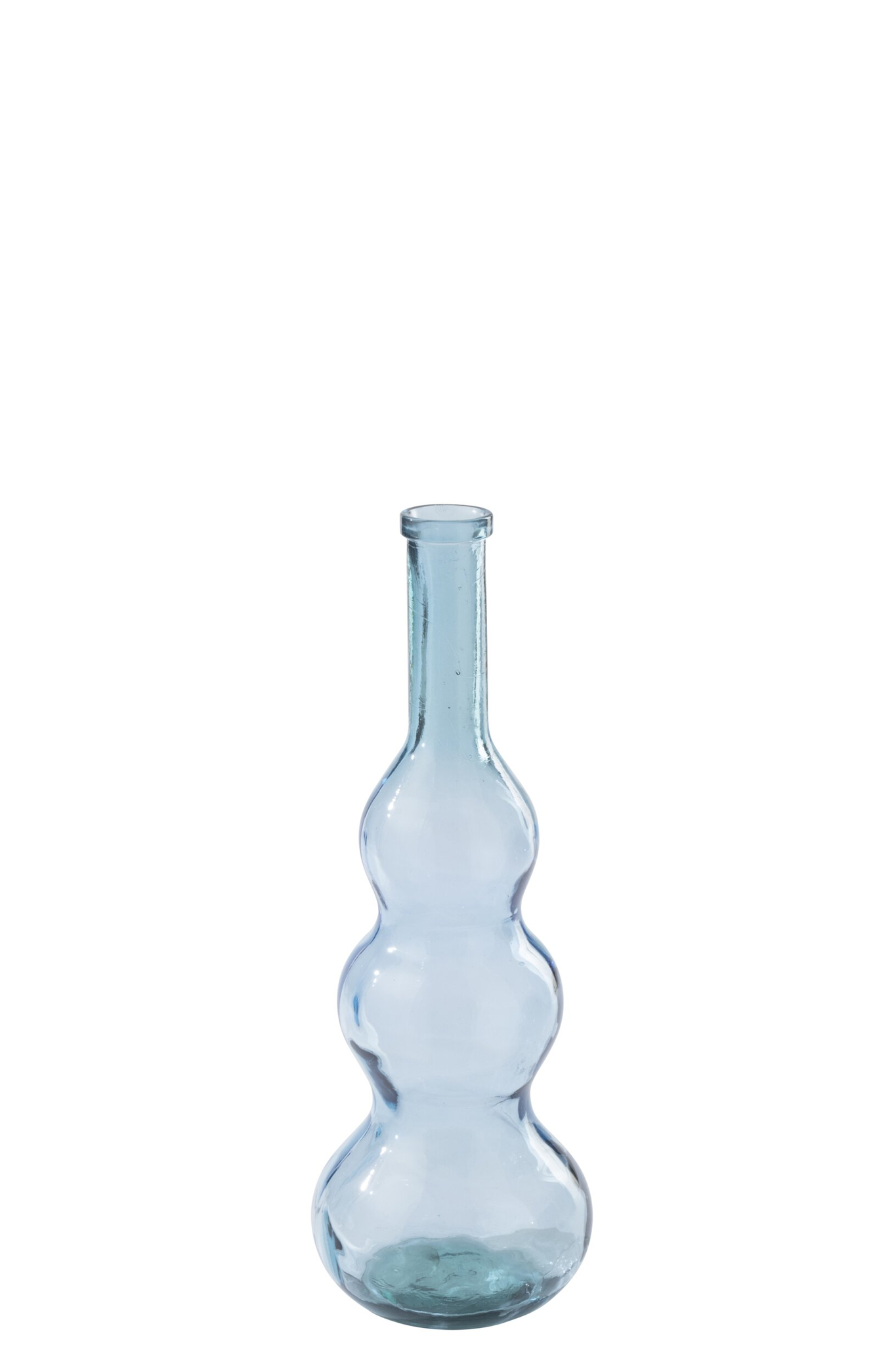 Vloervaas Verno Glas Blauw H75 cm - Afbeelding 3