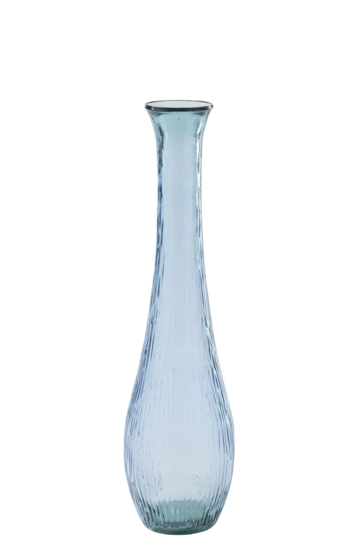Vloervaas Klaultak Glas Blauw H99 cm - Afbeelding 3