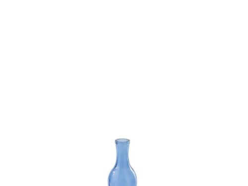 Vaas Puntas Glas Blauw H48 cm met slanke vorm en elegante, opvallende uitstraling